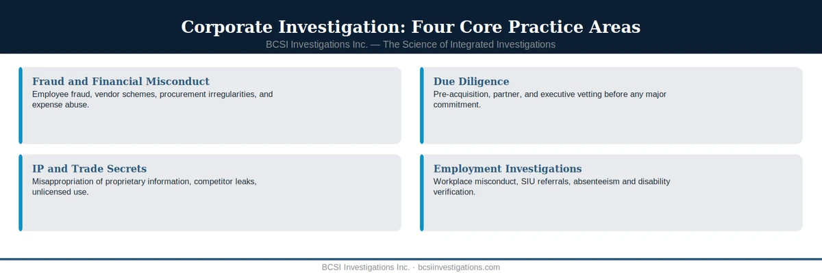 Key questions to ask a corporate investigator before retaining, BCSI Investigations